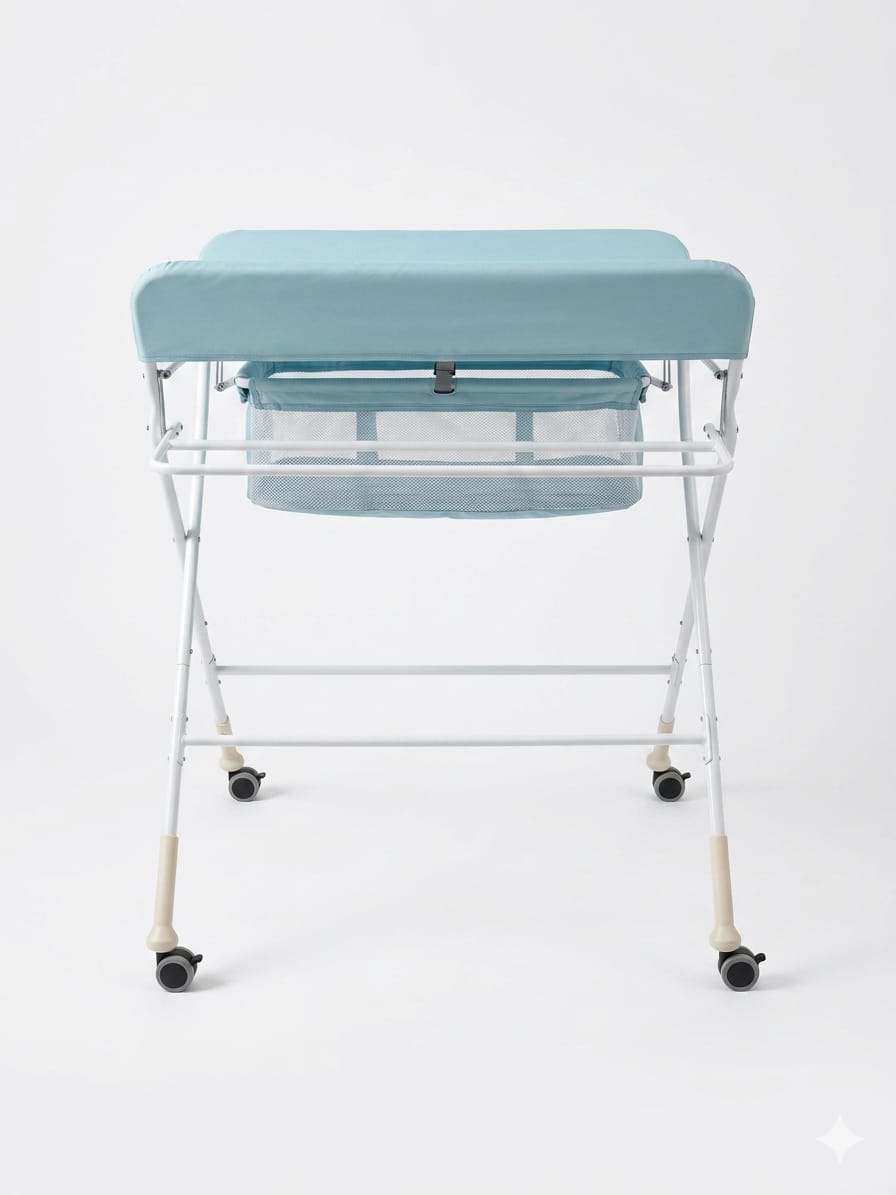Folding changing table for babies mint 74x63x98cm Packaging status original