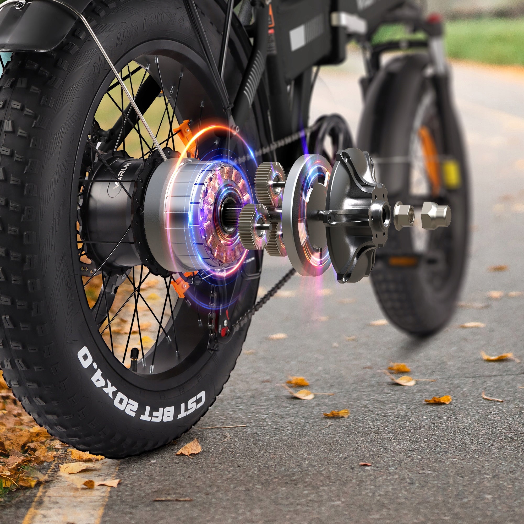 Folding electric bike VARUN 20*4" 48V 13Ah 250W 25km/h 120km Manufacturer code VARUN