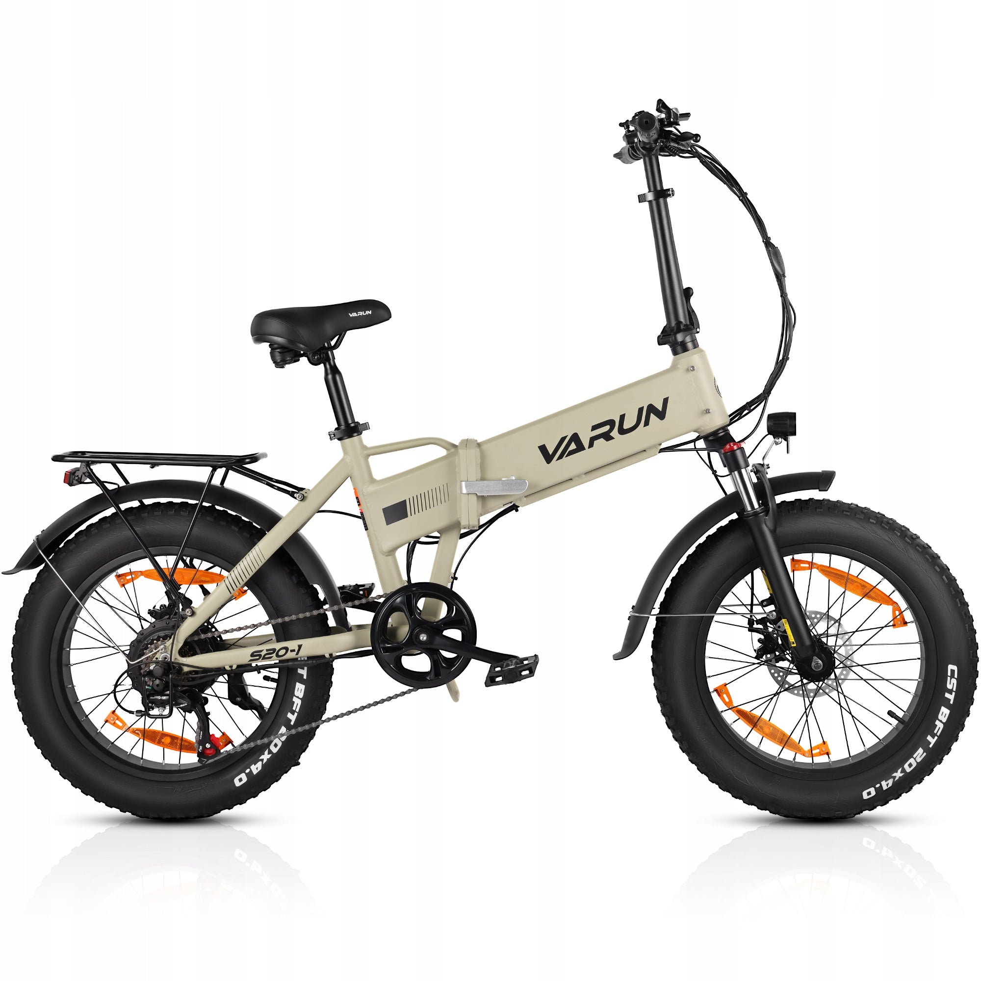 Folding electric bike VARUN 20x4'' VARUN 13Ah 120HP 250W Male/Women's Packaging status original