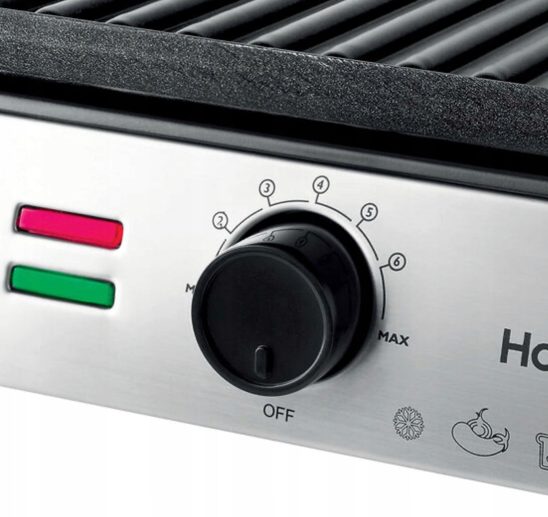 Folding electric grill Hoffen EG-4187 white 2000 W Brand Hoffen