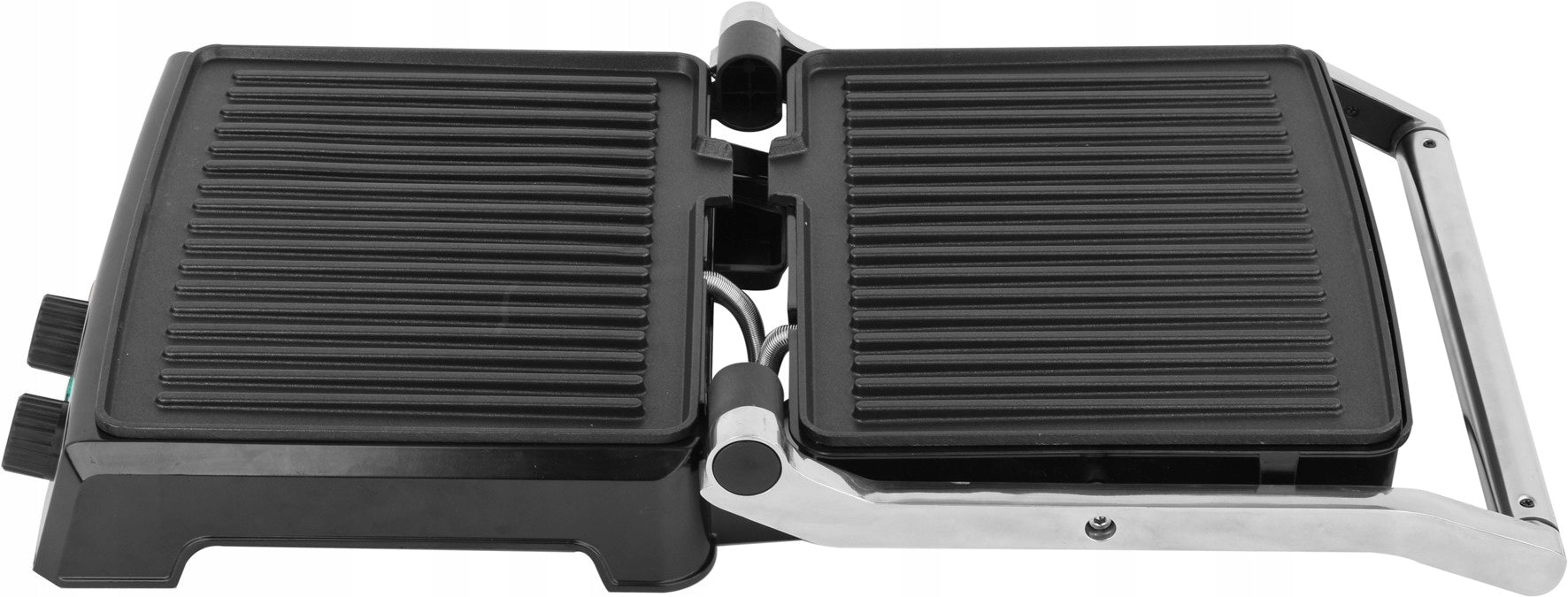 Folding electric grill Lund 67457 silver/grey 2000 W Grill type contact panini folding