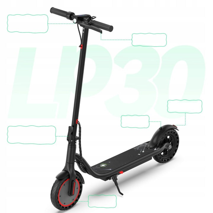 Folding electric scooter LADPED 350W Range up to 19km for Children Weight 12.65 kg