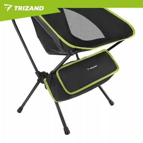 Folding fishing chair 41x52x86cm, light, with cover, black Trizand Kind chair