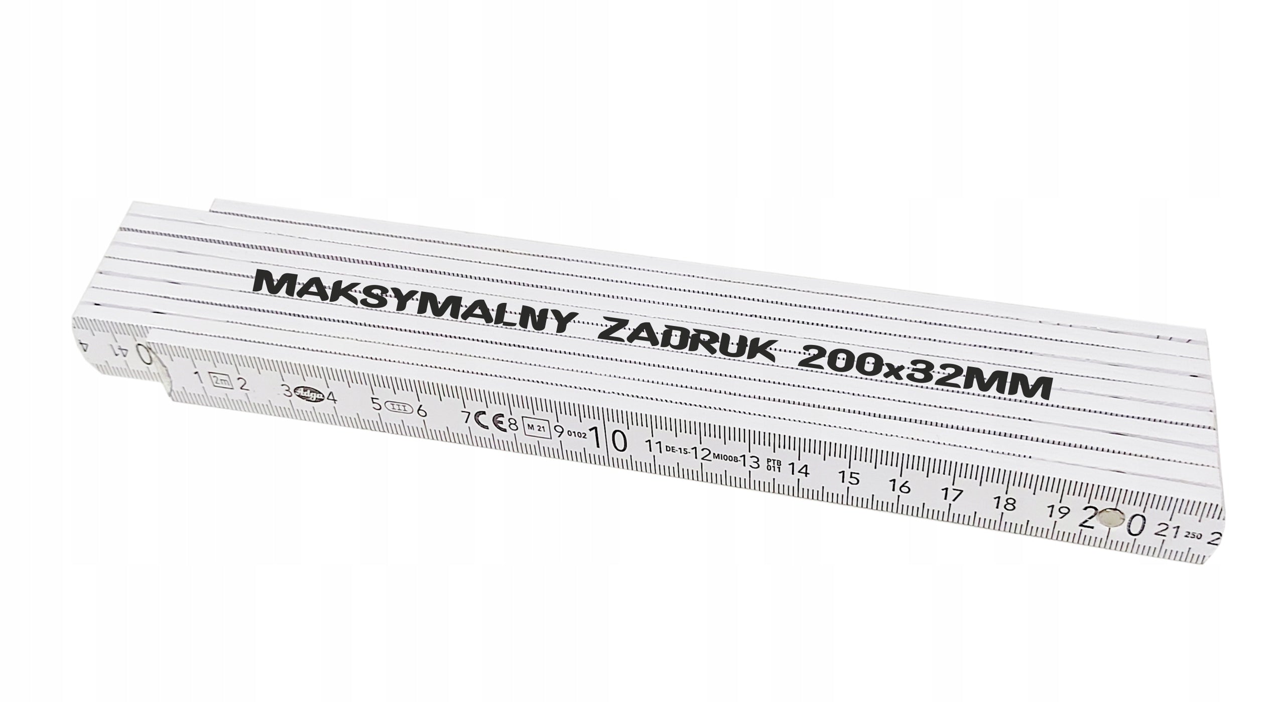 Folding measure ADGA 250 – 2 m – double-sided UV printing – 1 piece EAN (GTIN) 5902062112040