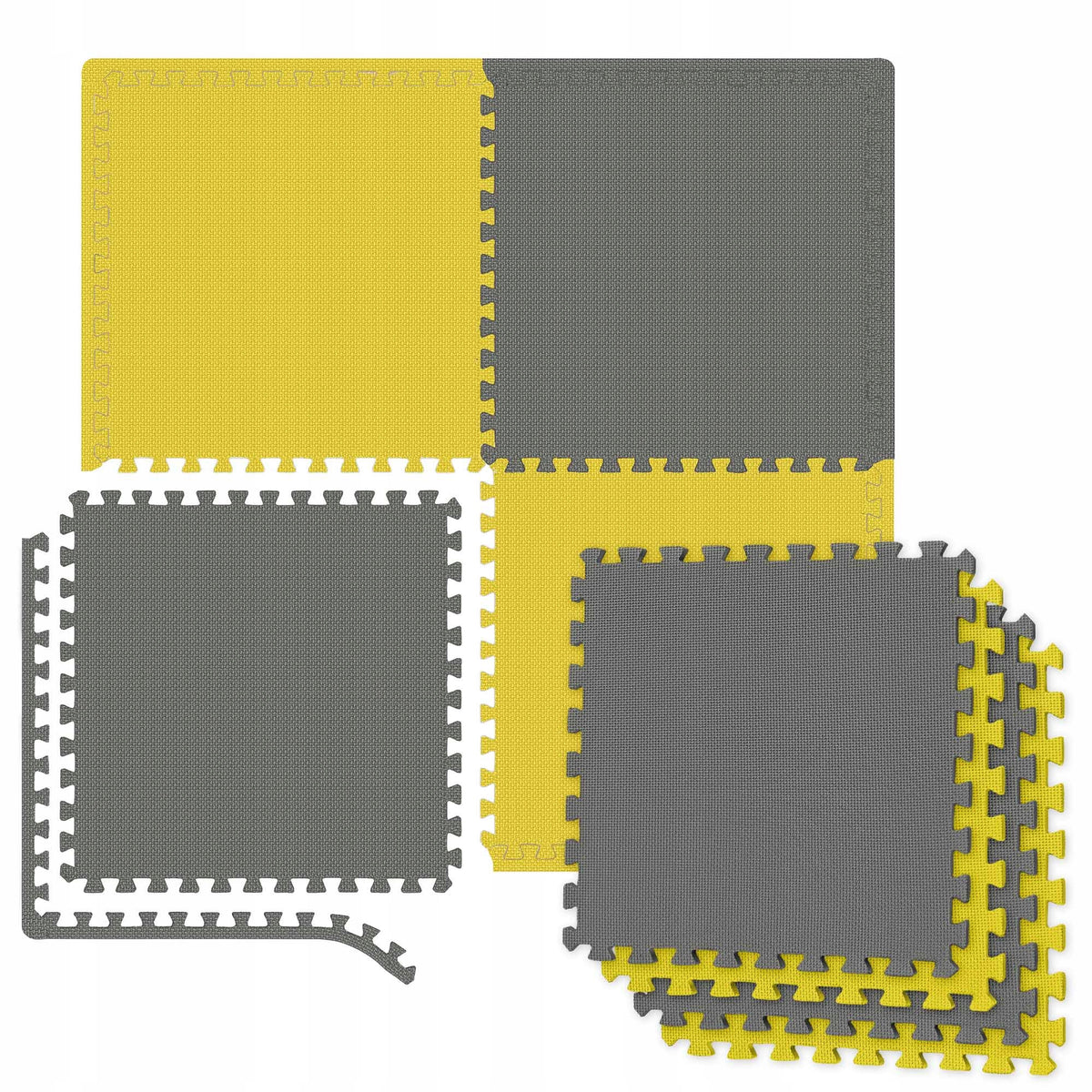 Folding puzzle mat for home gym thick non-slip protective 4pcs