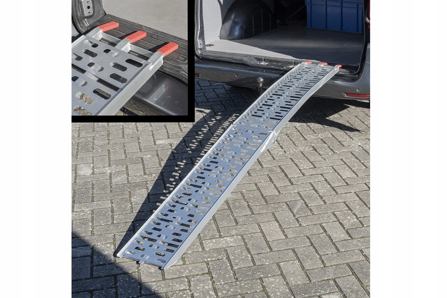 Folding ramp ProPlus aluminium ramp for trailer and tow truck 220cm 340kg Brand Proplus