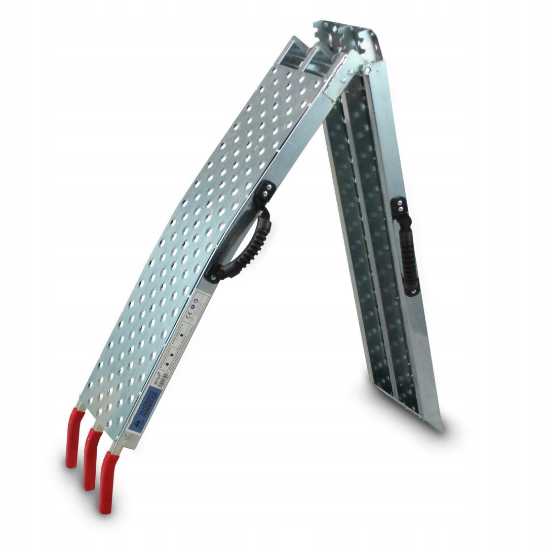 Folding steel ramp 400kg 176cm