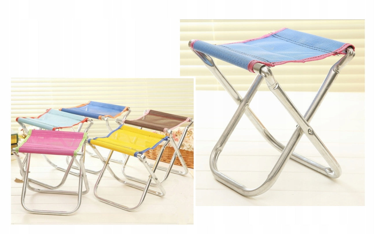 Folding stool, fishing 25x22x24 cm - Mix color