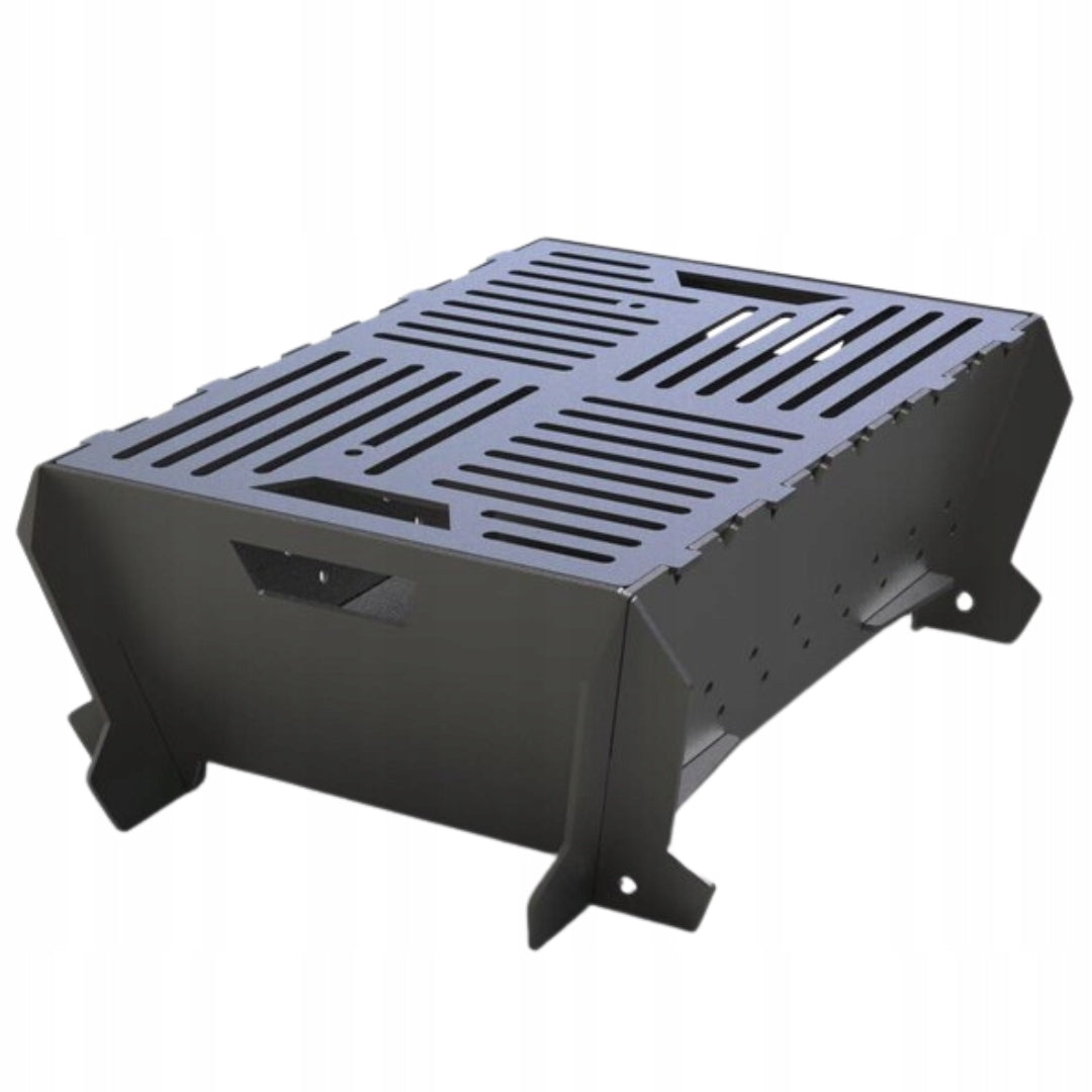 Folding tourist mangal grill – thick steel 3mm | suitcase| 55 x 40cm Manufacturer no brand