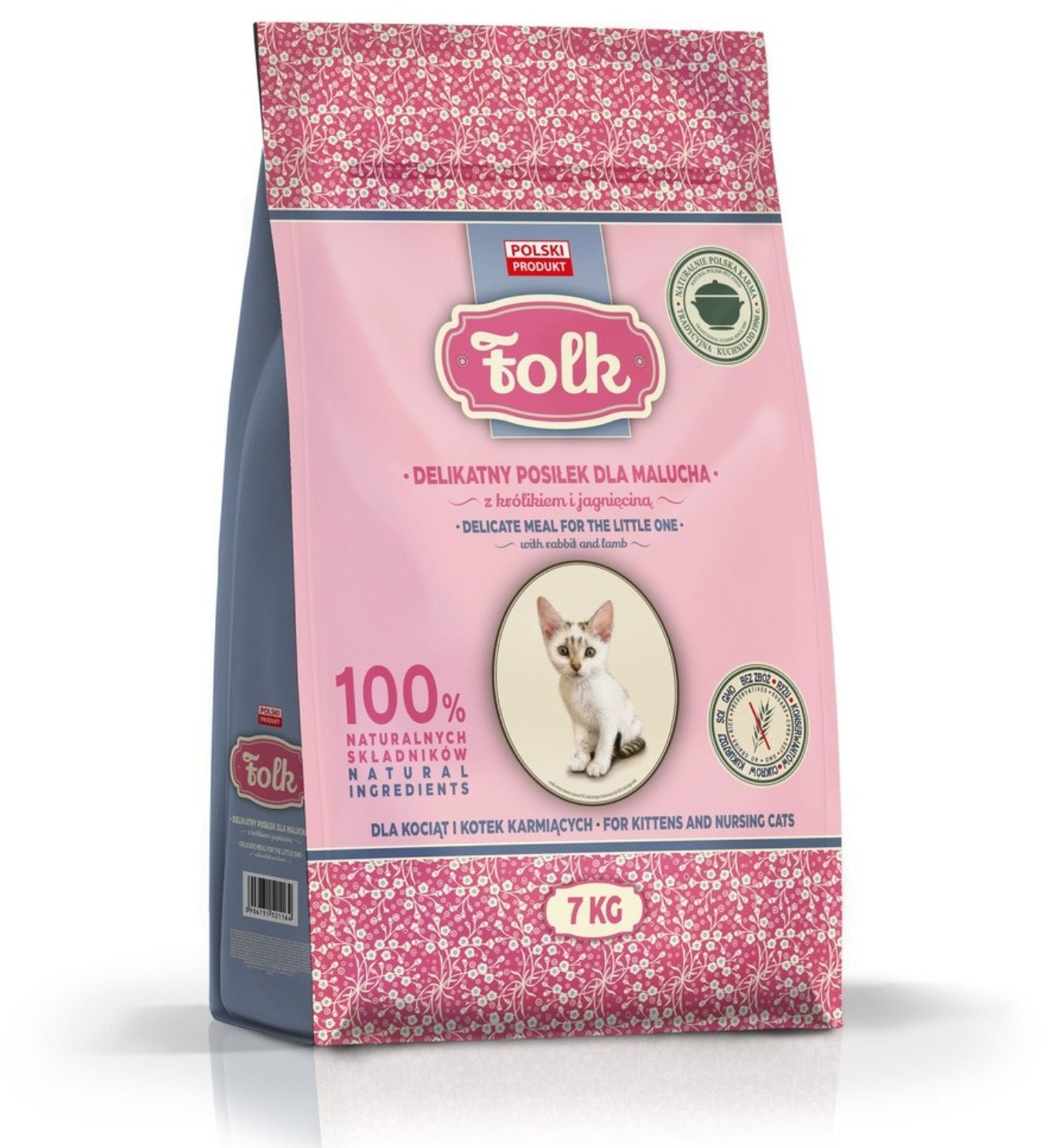 Folk Delicate meal for toddler cat food rabbit lamb 1,6 kg