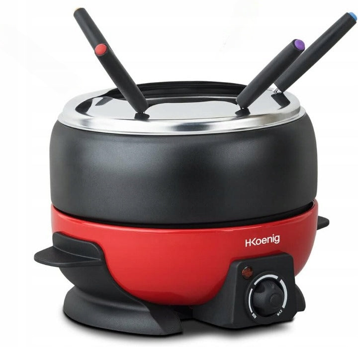 Fondue electric grill H.Koenig ALP1800 red 800 W Power rating 800 W