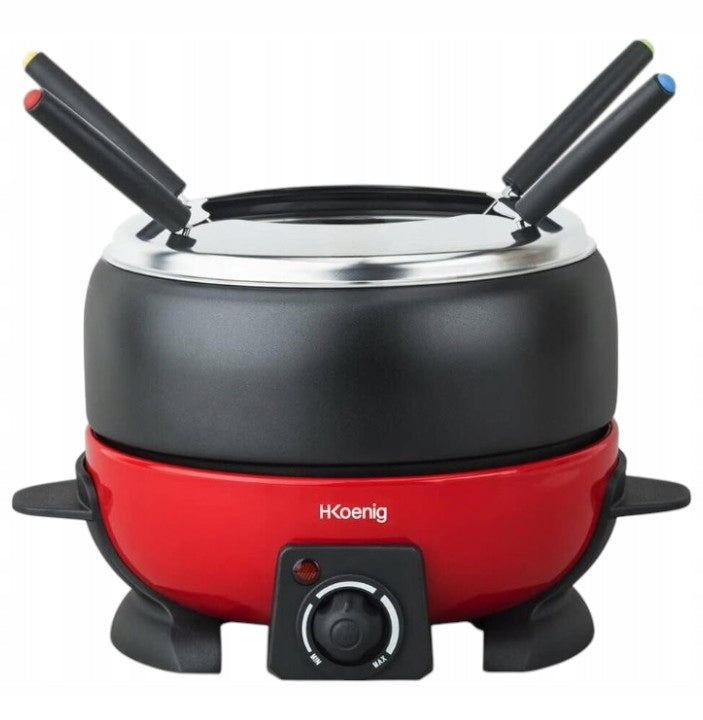 Fondue electric grill H.Koenig ALP1800 red 800 W