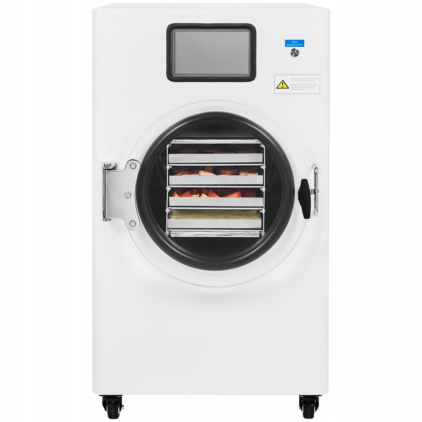 Food Dehydrator 4 Layer 4-6KG Per Wheels Process Visualization White Brand no brand