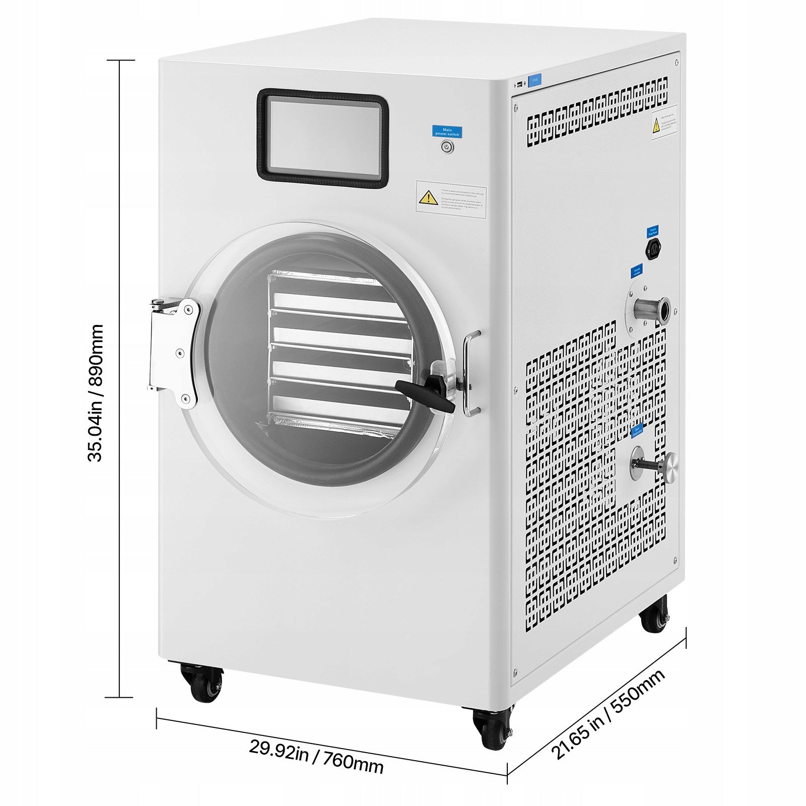 Food Dehydrator 4 Layer 4-6KG Per Wheels Process Visualization White Manufacturer code SPDGJ0446KG04H