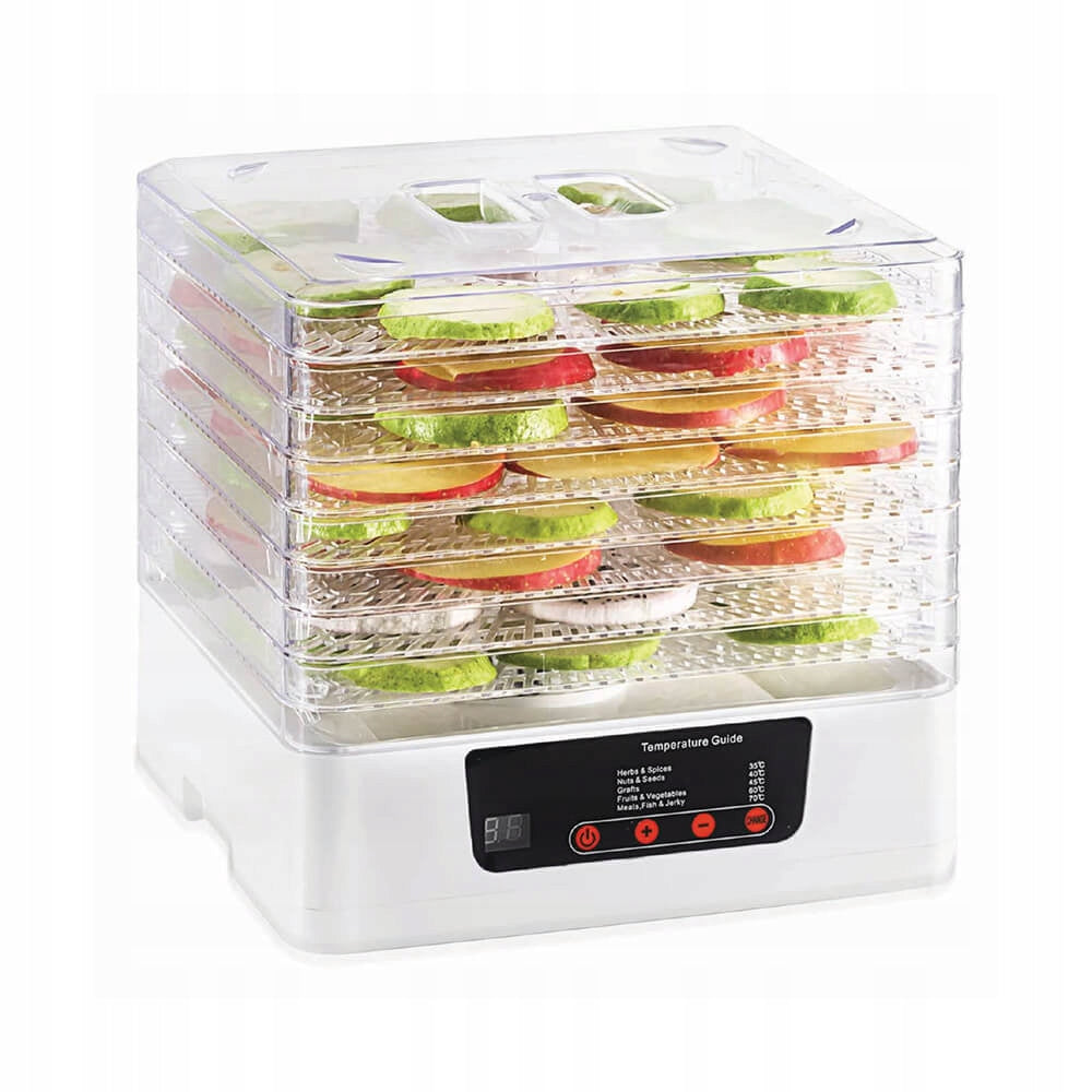 Food Dryer Fruit Vegetable Mushroom Herbs 8 Tac 350W Digital Panel