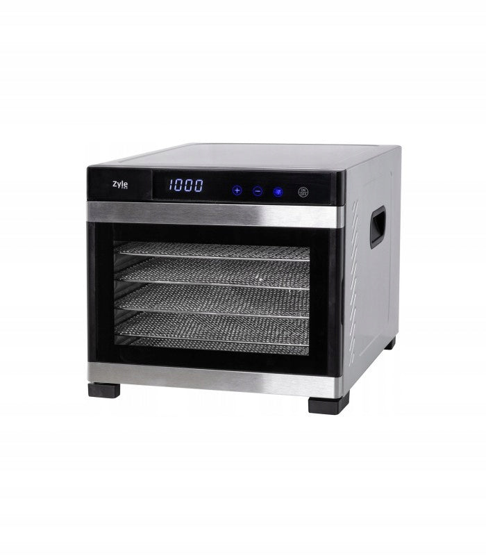 Food Dryer Zyle Professional Medium 6 trays stainless steel timer