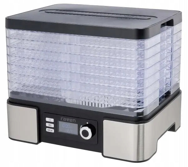 Food Dryer for Fruit Vegetable Mushrooms RAVEN ESS005 450W 8 sit Timer Packaging status original