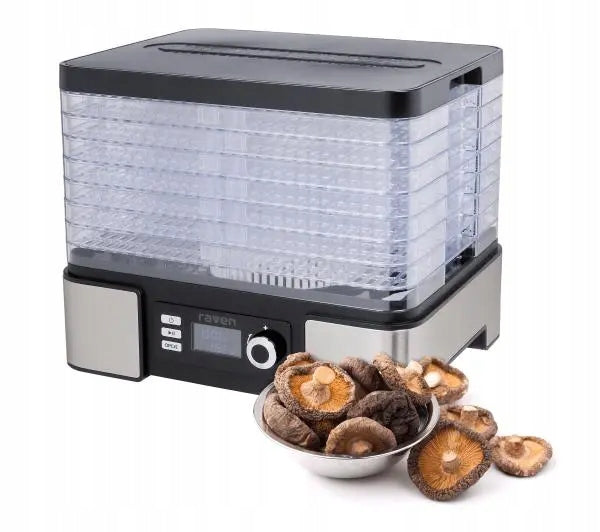 Food Dryer for Fruit Vegetable Mushrooms RAVEN ESS005 450W 8 sit Timer