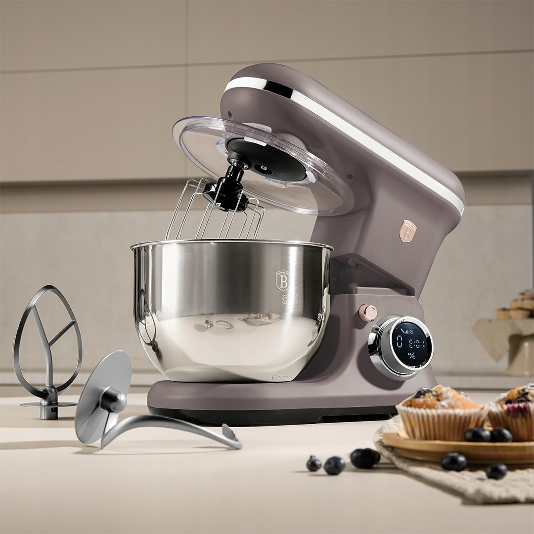 Food Processor 1500 W, BerlingerHaus BH-9896 Taupe Collection Packaging status original