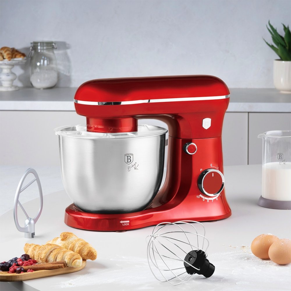 Food Processor 1500 W Burgundy Metallic Line
