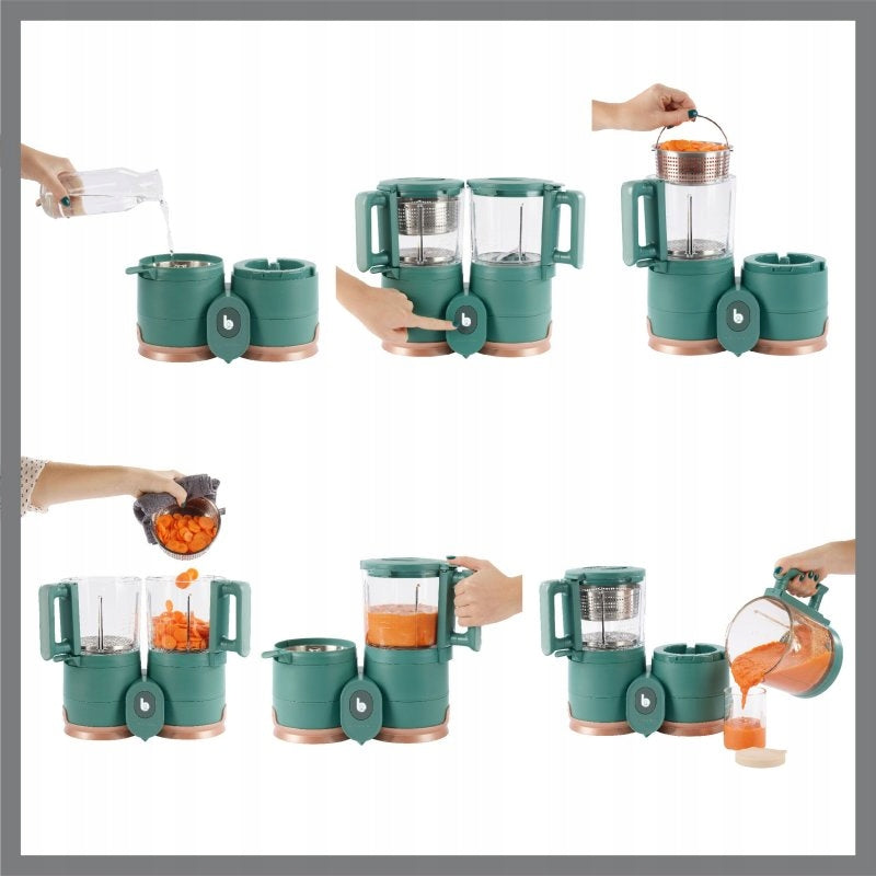 Food Processor Babymoov Nutribaby Glass 500 W green Outlet Manufacturer code A001132