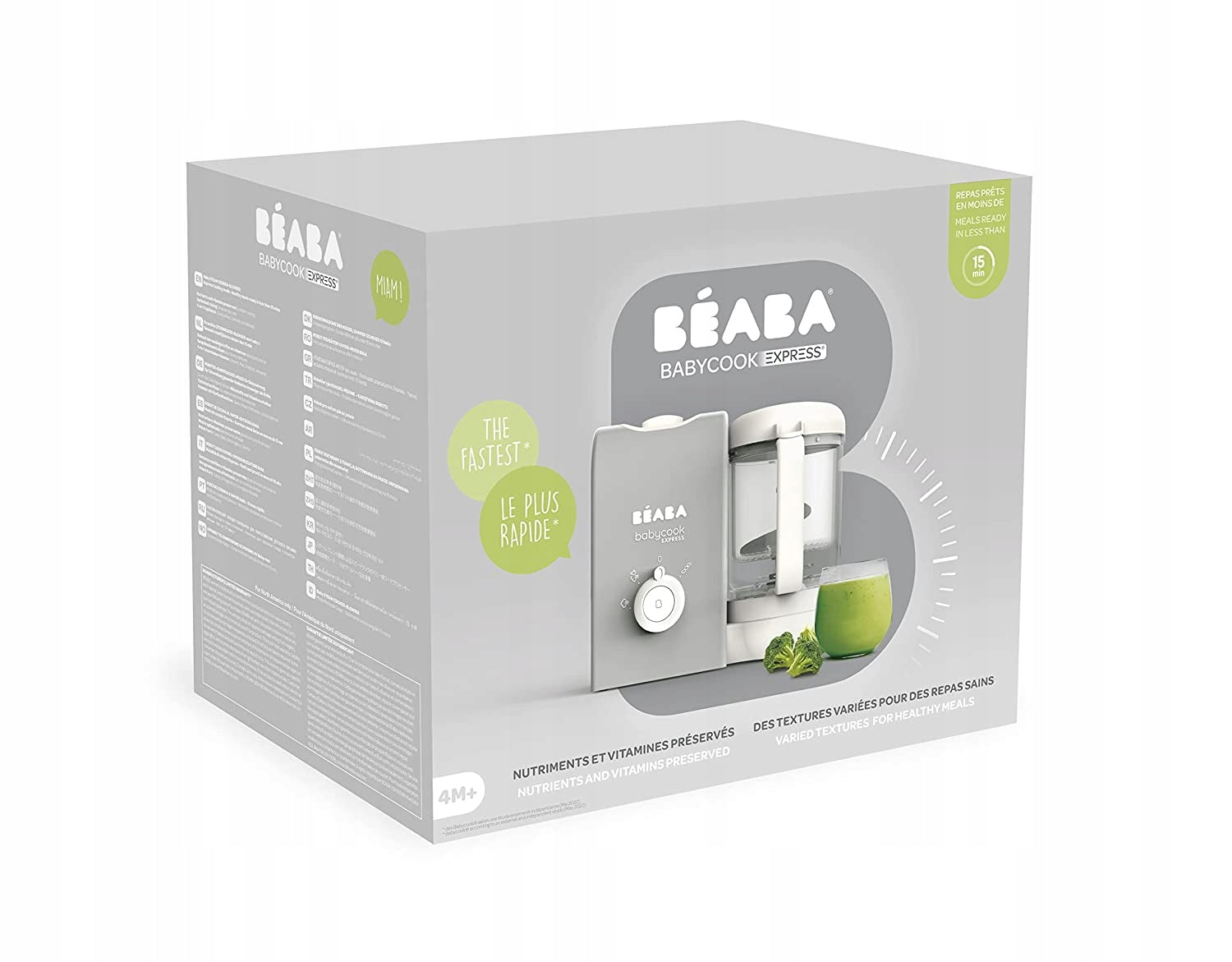 Food Processor Beaba Babycook Express 535 W silver/grey Packaging status original