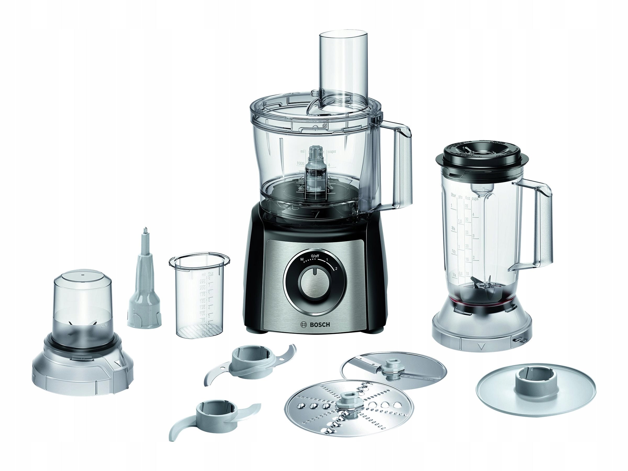 Food Processor Bosch MultiTalent 3 Plus MCM3PM386, 900 W, black/silver Brand Bosch