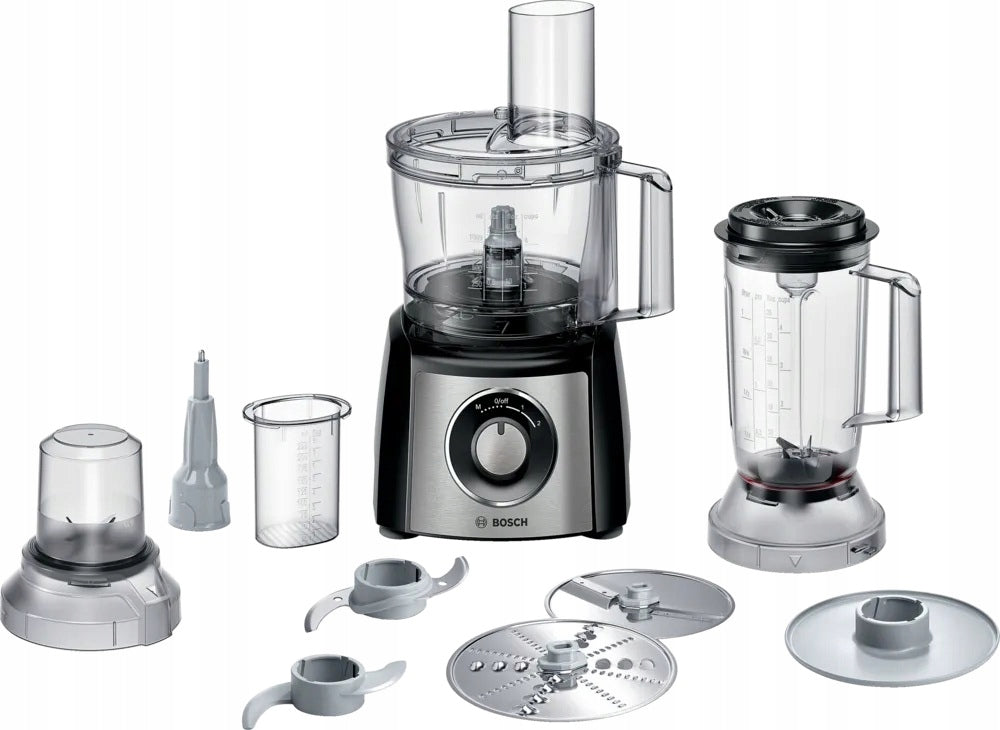 Food Processor Bosch MultiTalent 3 Plus MCM3PM386, 900 W, black/silver