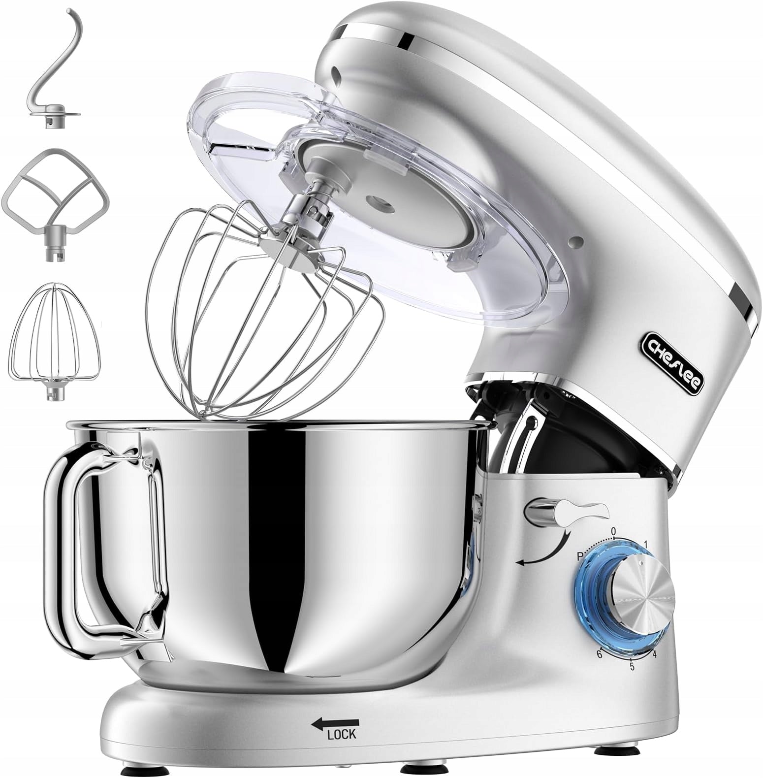 Food Processor CHeflee 1507 6,2L 1500W Brushless Motor Silver