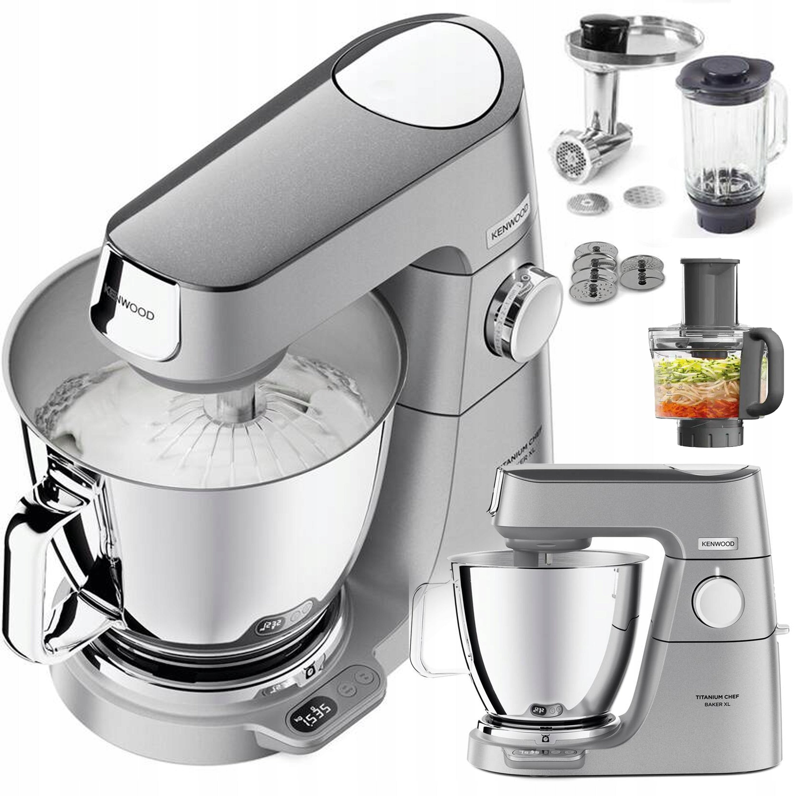Food Processor KENWOOD Titanium Chef Baker XL KVL85.704SI