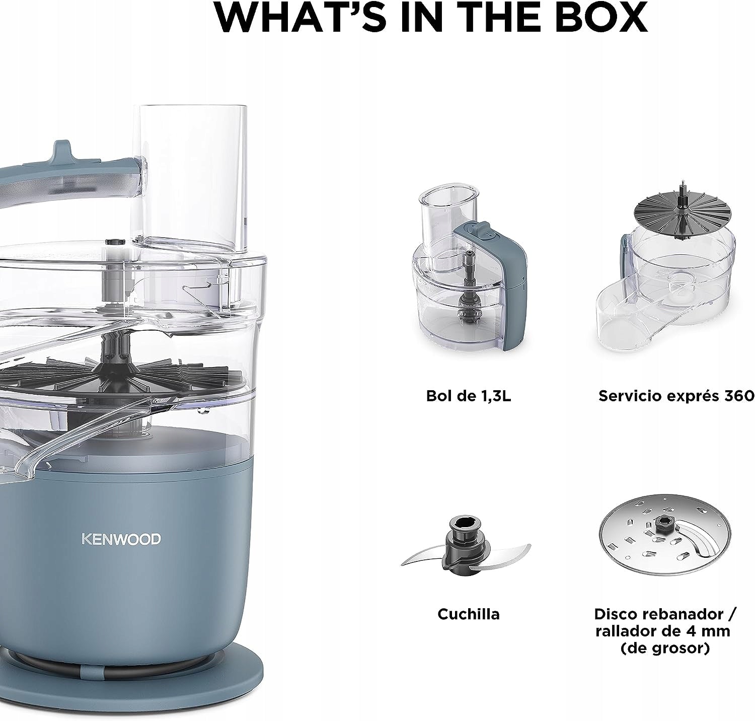 Food Processor Kenwood FDP22.130GY 650 W blue Manufacturer code FDP22.130GY