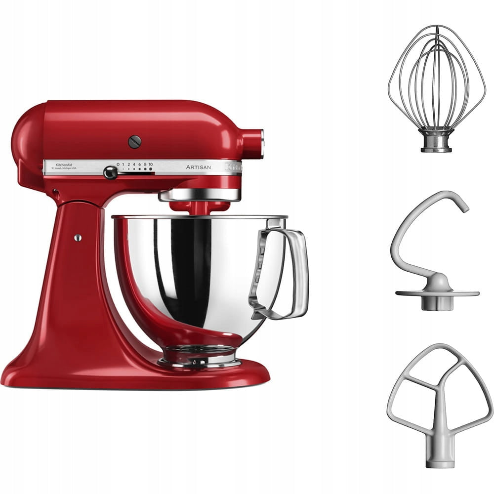 Food Processor KitchenAid 5KSM125EER 4,8L 300W Red