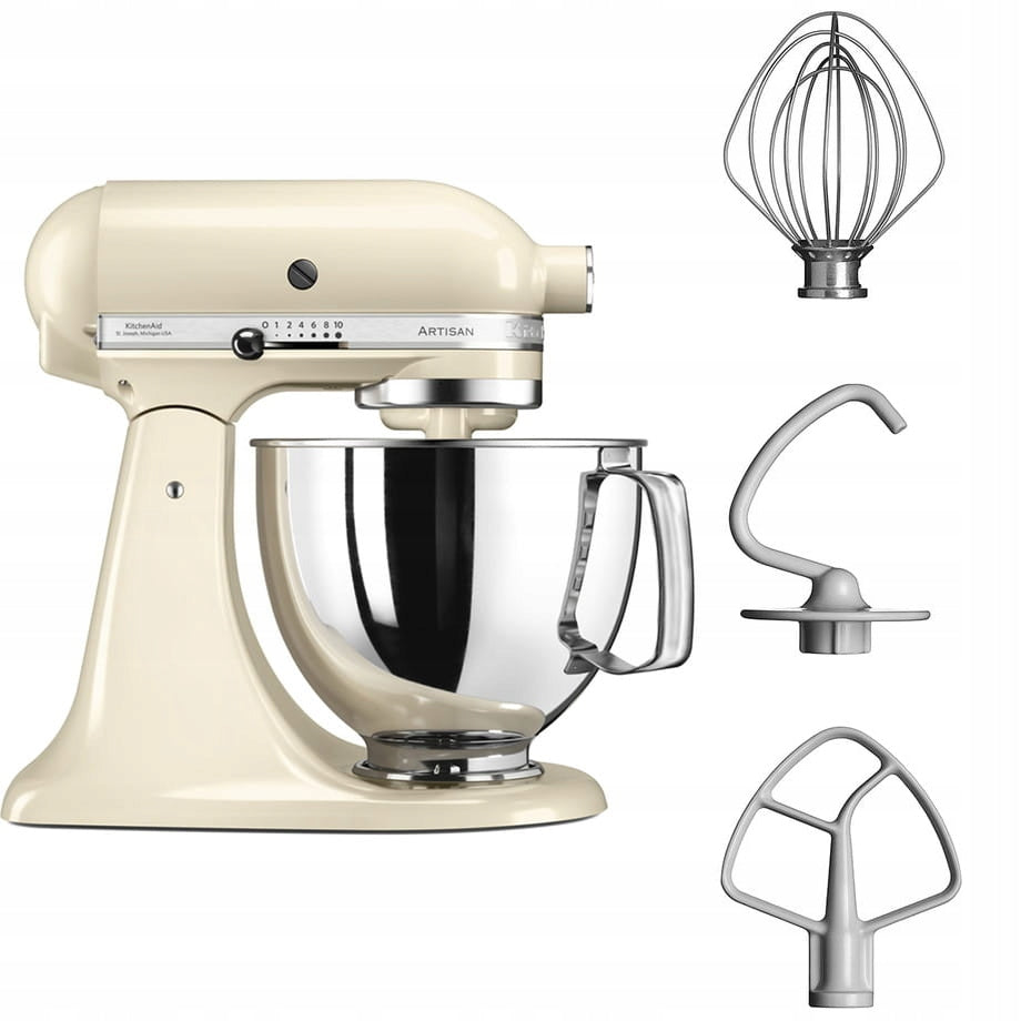 Food Processor KitchenAid Artisan 4,8L 5KSM125EAC WHITE CREAM
