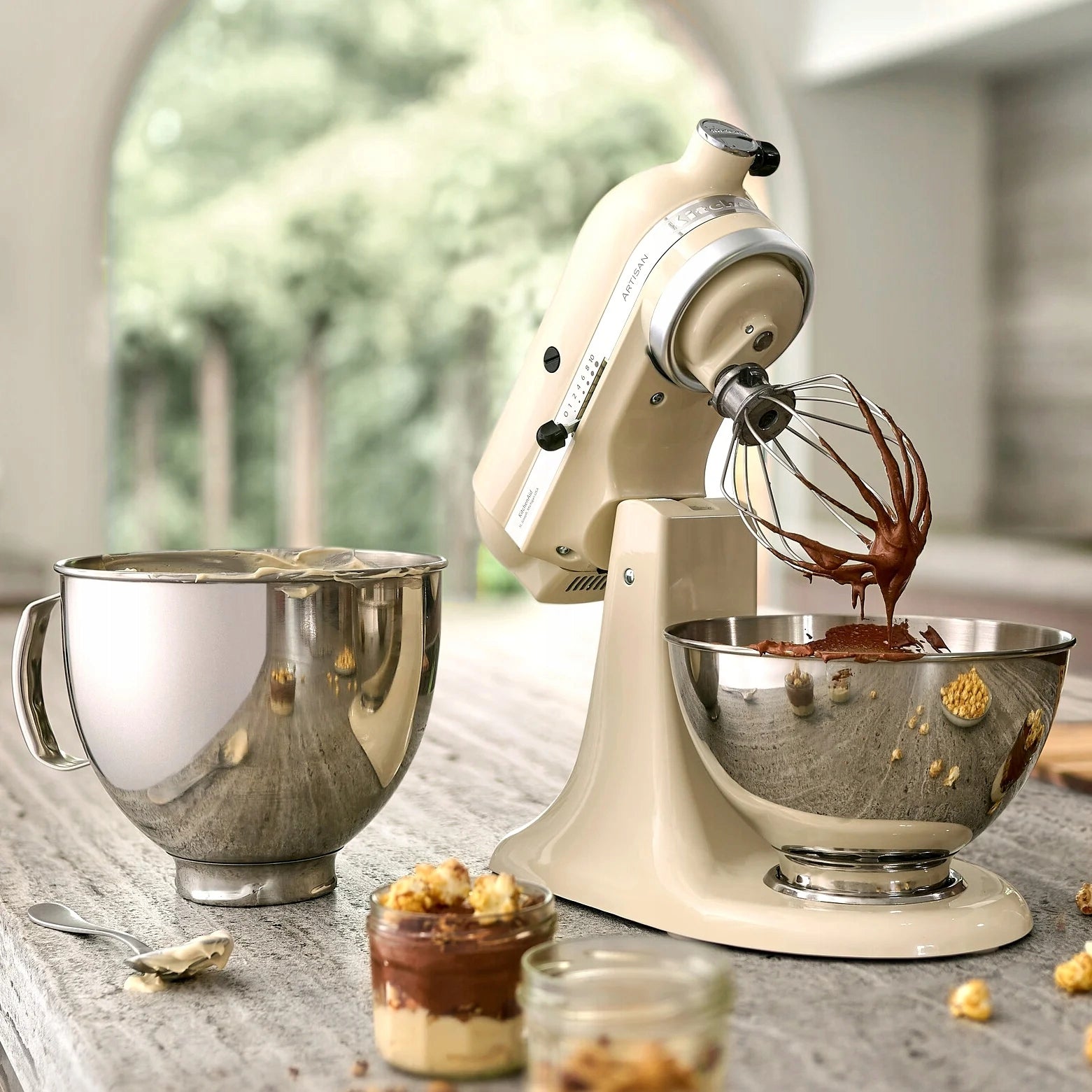 Food Processor KitchenAid Artisan 5KSM175PSEAC 4,8L Cream 300W Planetary Manufacturer code 5KSM175PSEAC