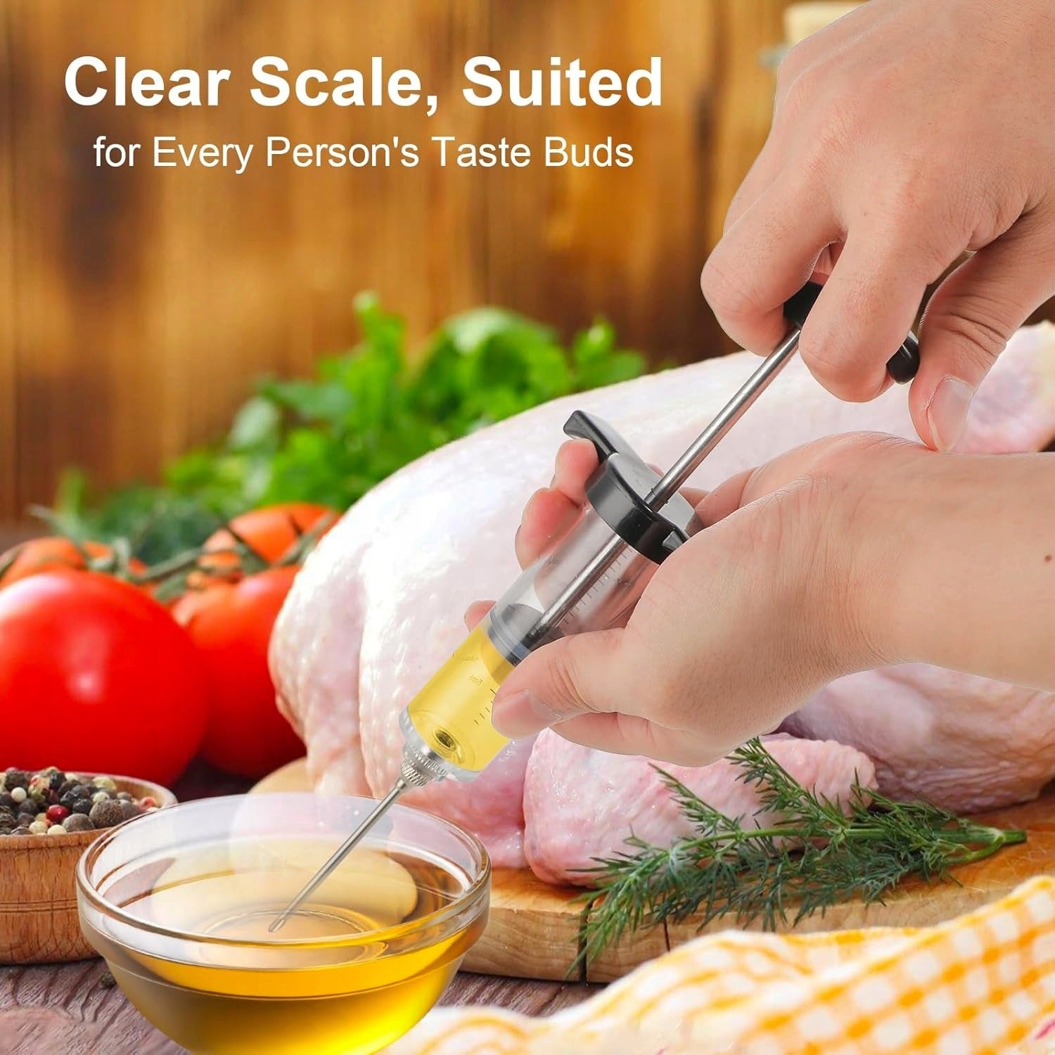 Food Processor NA Meat Injector 30 ml 0 W Colourless Power rating 0 W