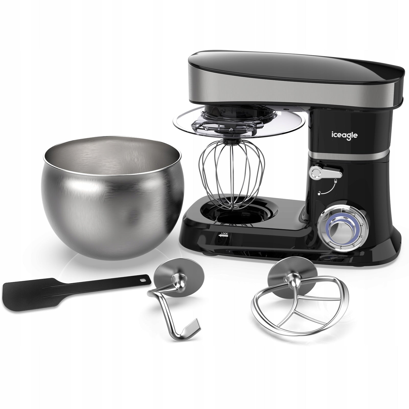 Food Processor Planetary Mixer Iceagle 1500W 6L Brand Iceagle