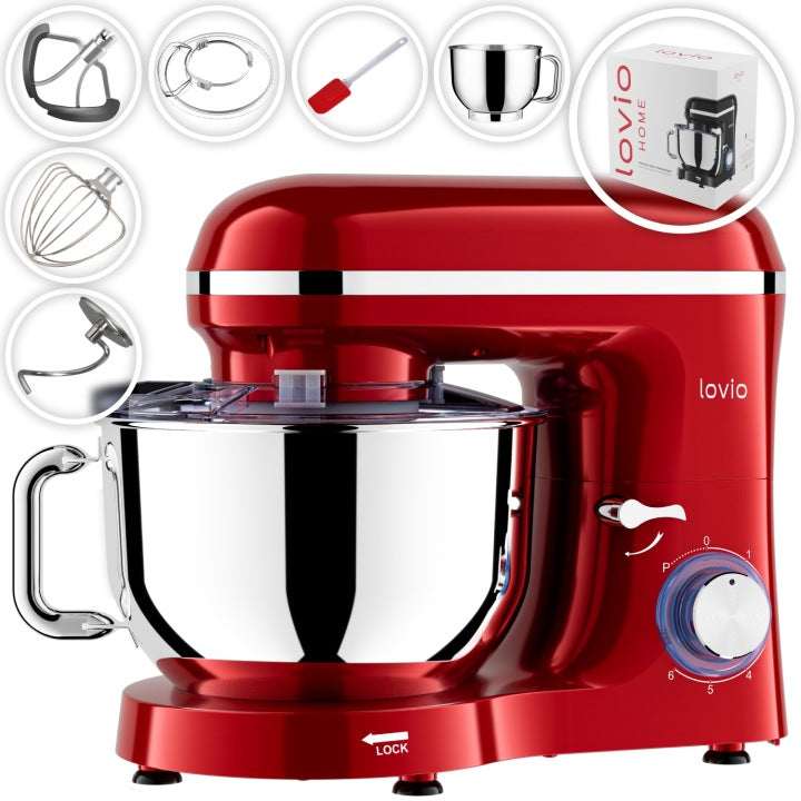 Food Processor Planetary Mixer Lovio Large Bowl 6,2L Multifunctional 1900W Packaging status original