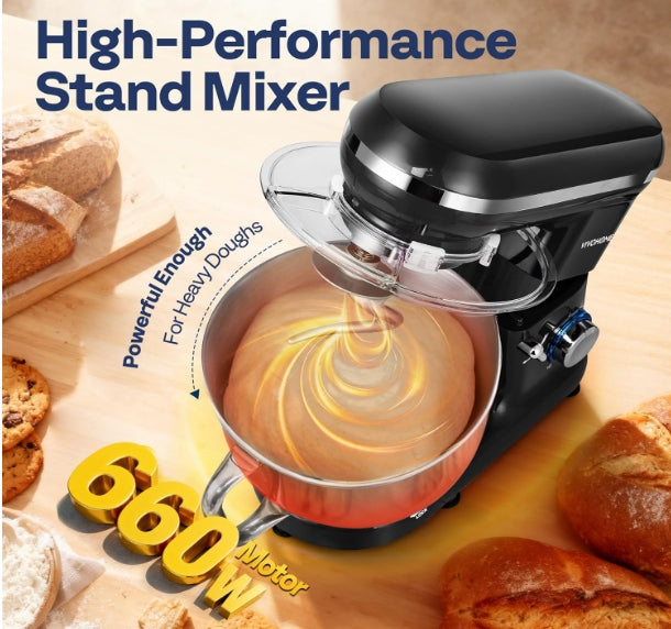 Food Processor Planetary Mixer VIVOHOME 1500W 5,7L Manufacturer code VH291-BK
