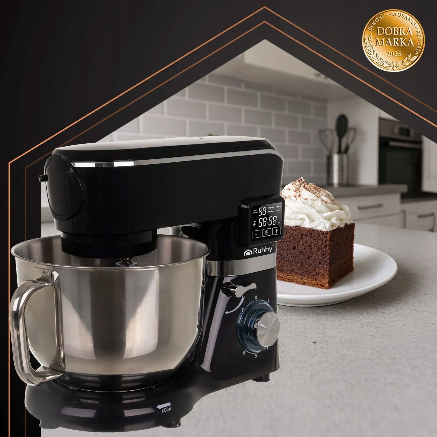 Food Processor Planetary Robot with Heated Bowl and Blender 2000W black Manufacturer code 25728