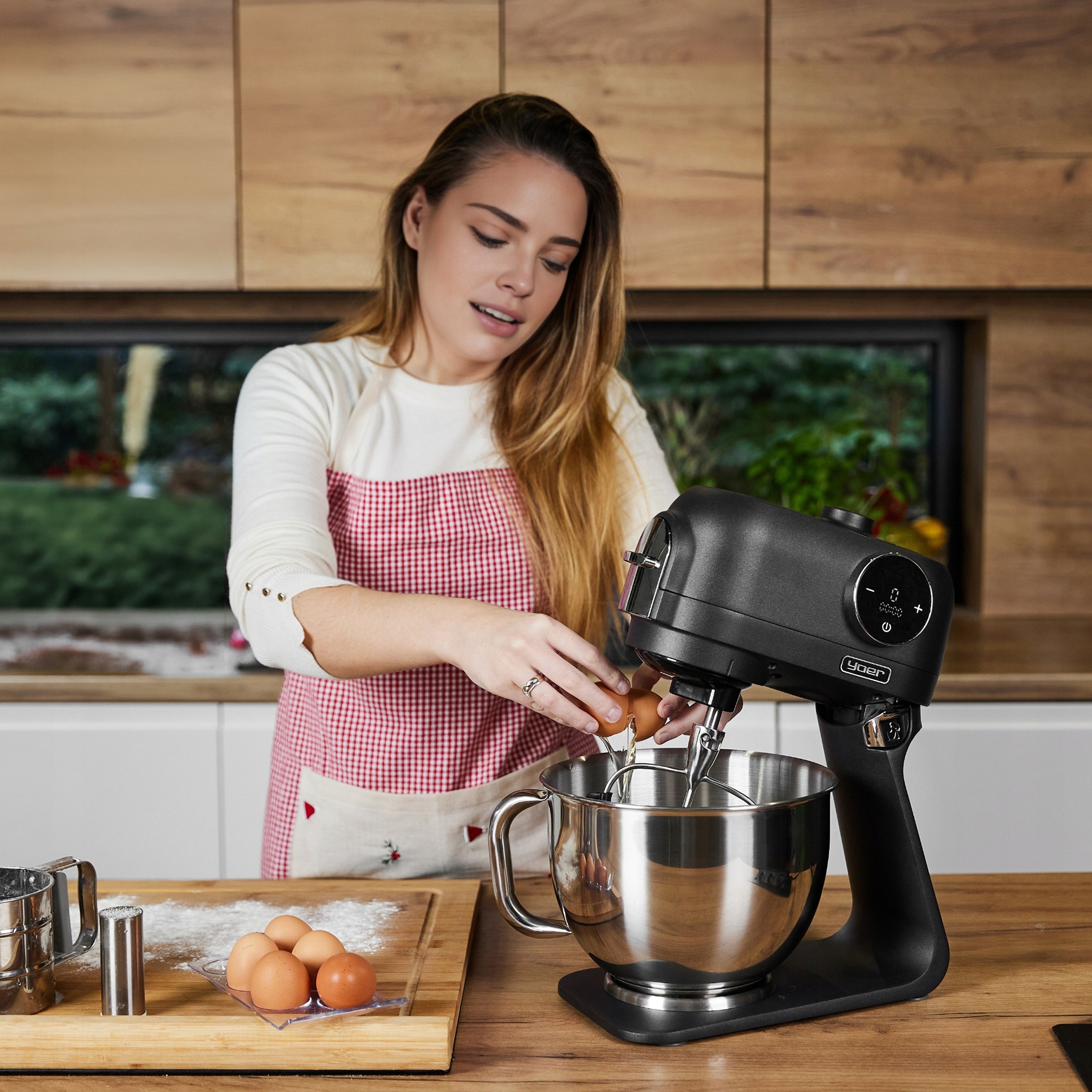 Food Processor Planetary Yoer Multifunctional 2200W Bowl 5,5L +43 ELEMENTS Manufacturer code KM04BK