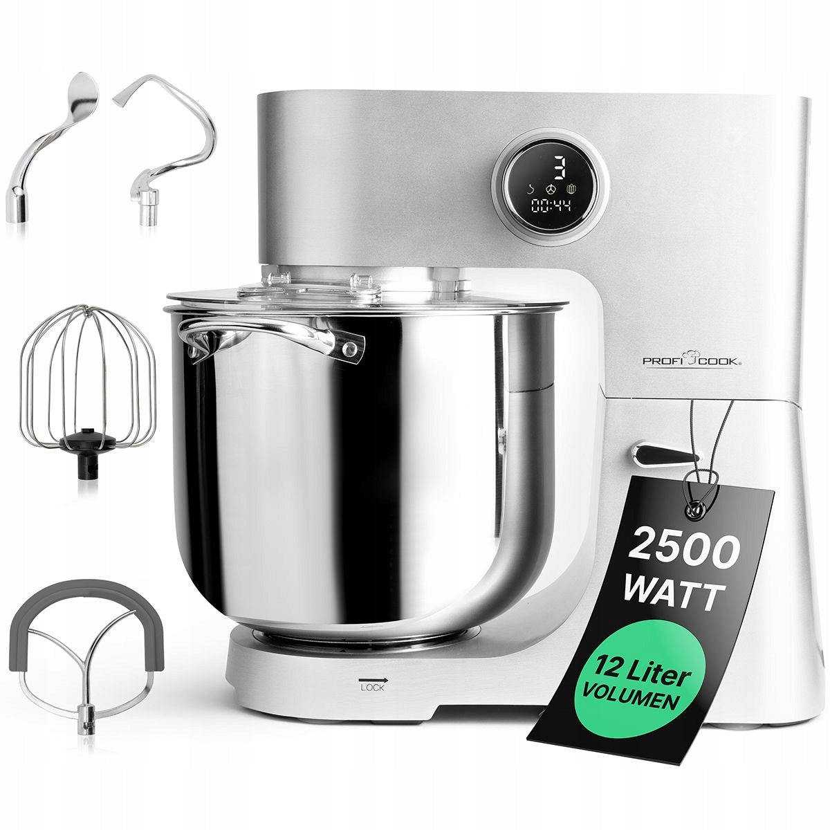 Food Processor Profi Cook PC 501254 2500 W silver/grey
