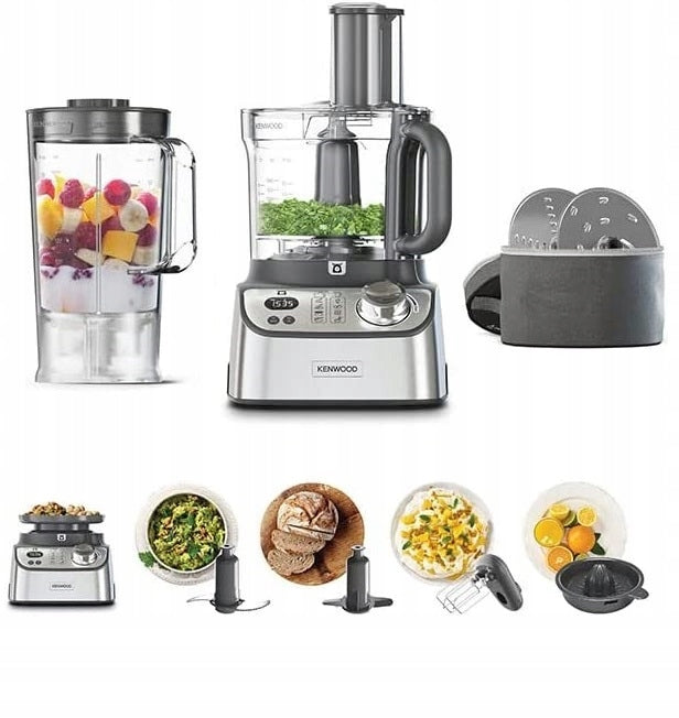 Food Processor with Scale Malakser Blender Mixer Shredder Kenwood FDM