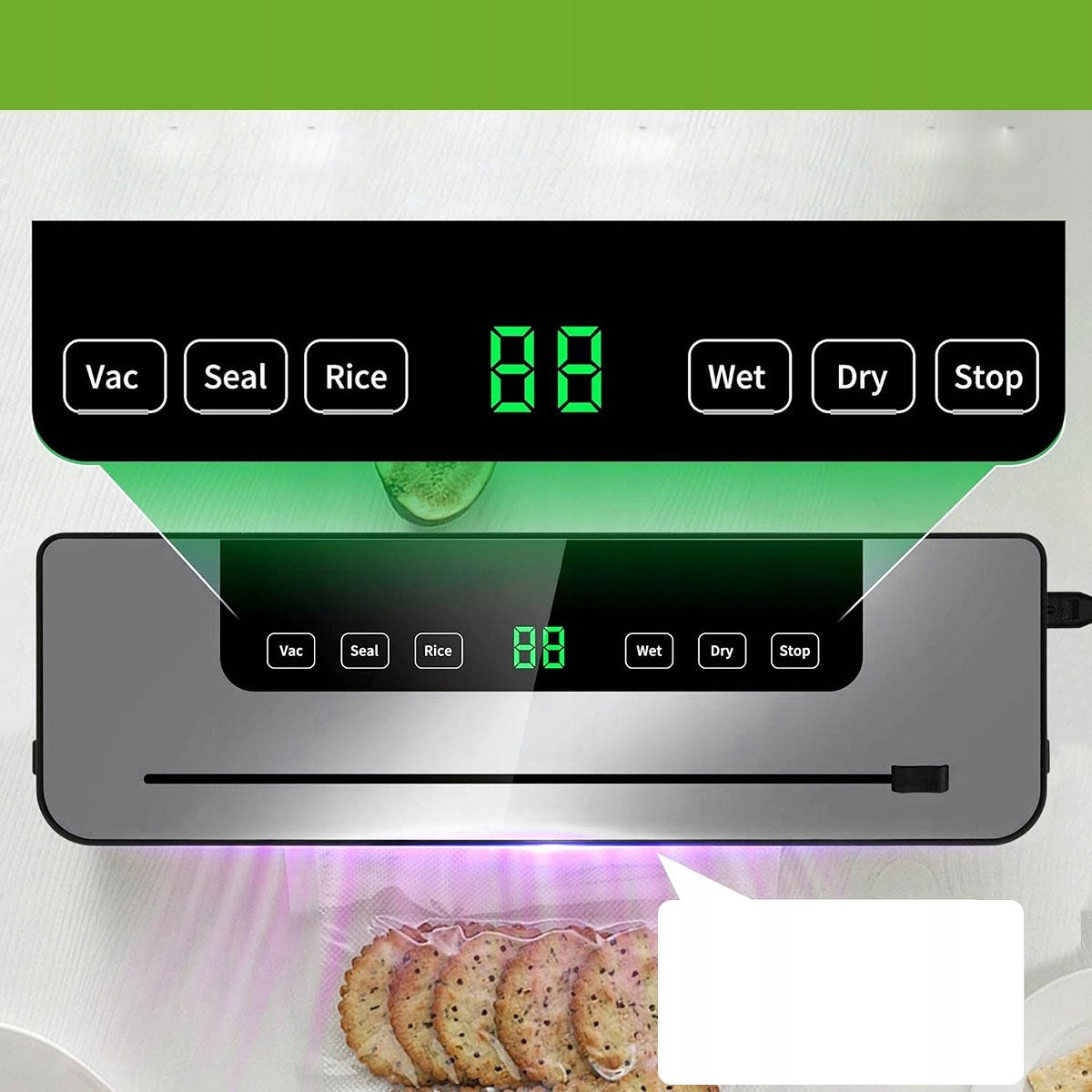 Food Vacuum Welding Machine 120W + 20PCS Bag Set Packing Machine Brand no brand