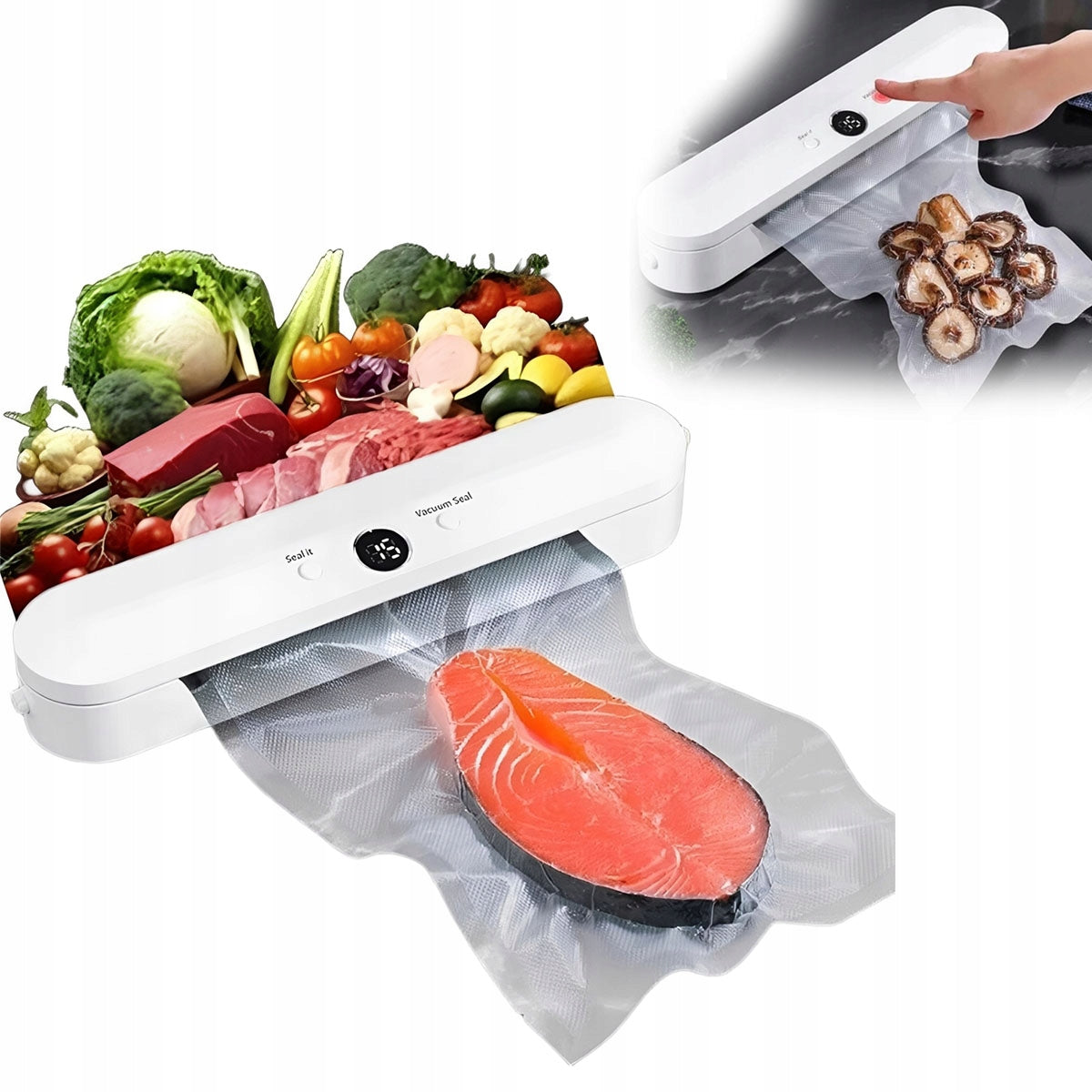 Food Vacuum Welding Machine with Bags – Vacuum Packaging