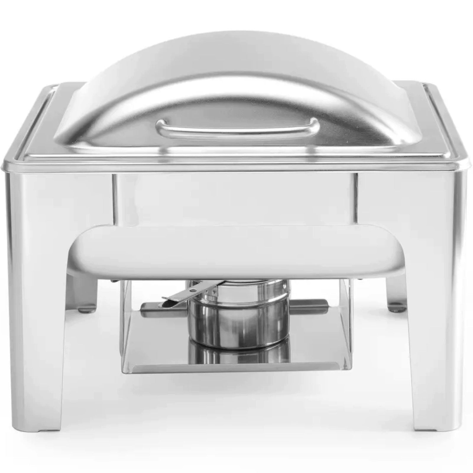 Food Warmer for Candle Paste Satin Steel GN 1/2 Brand Hendi