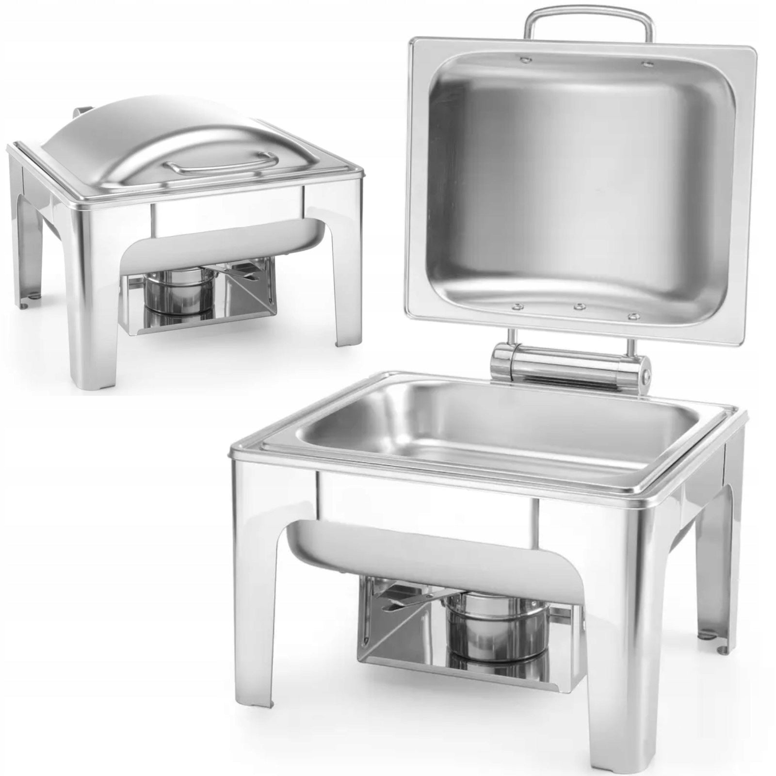 Food Warmer for Paste Hendi GN 1/2 Satin Steel 4L for Buffet