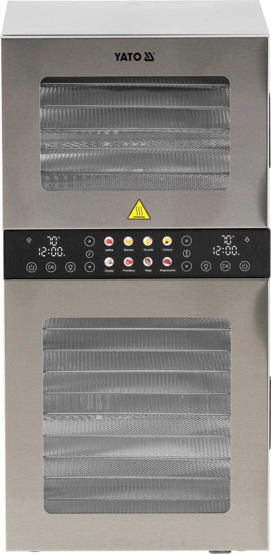 Food dryer 20 trays, 1500W / YATO YG-16001 Brand Yato