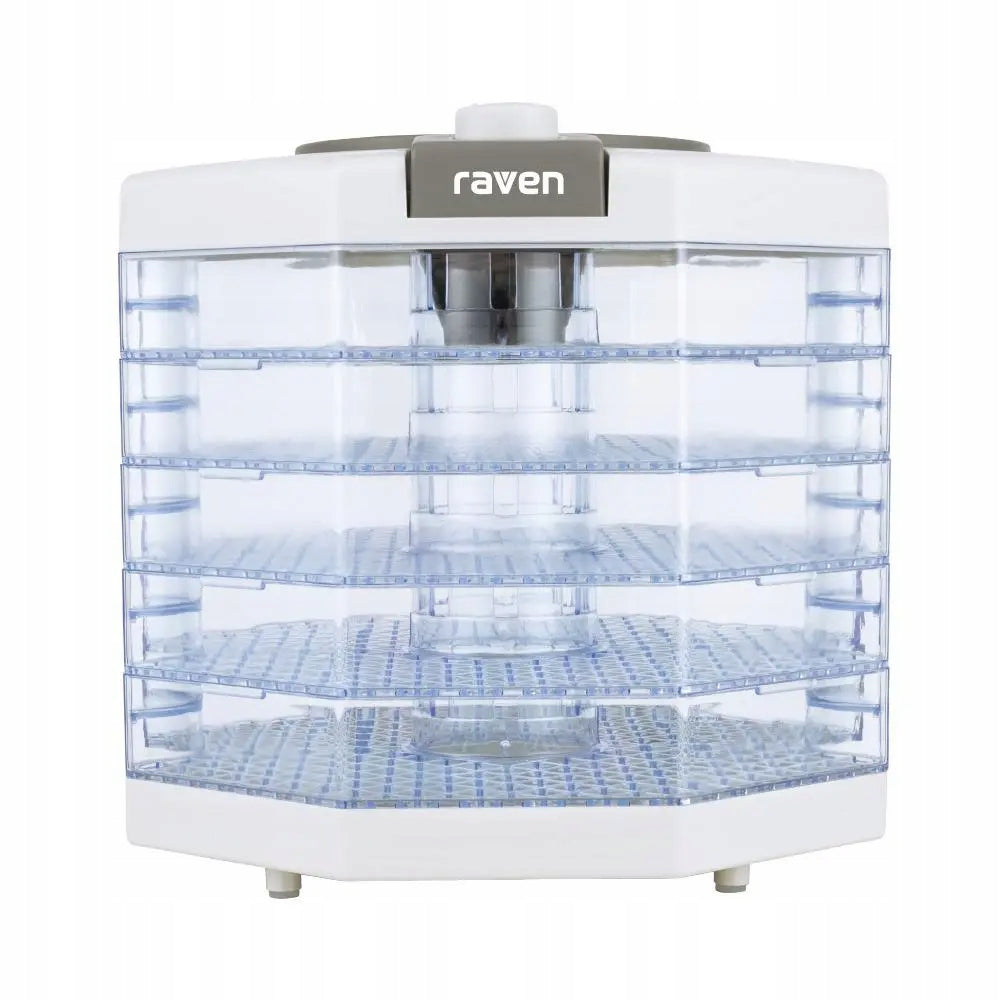 Food dryer for mushroom fruit RAVEN ESS001X 240W 5 sieves White Packaging status original