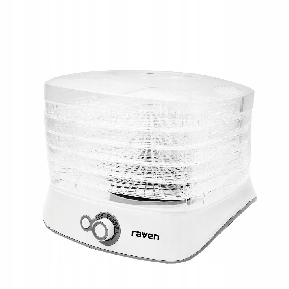 Food dryer for mushroom fruit RAVEN ESS004X 500W 5 sieves White Manufacturer code ESS004X