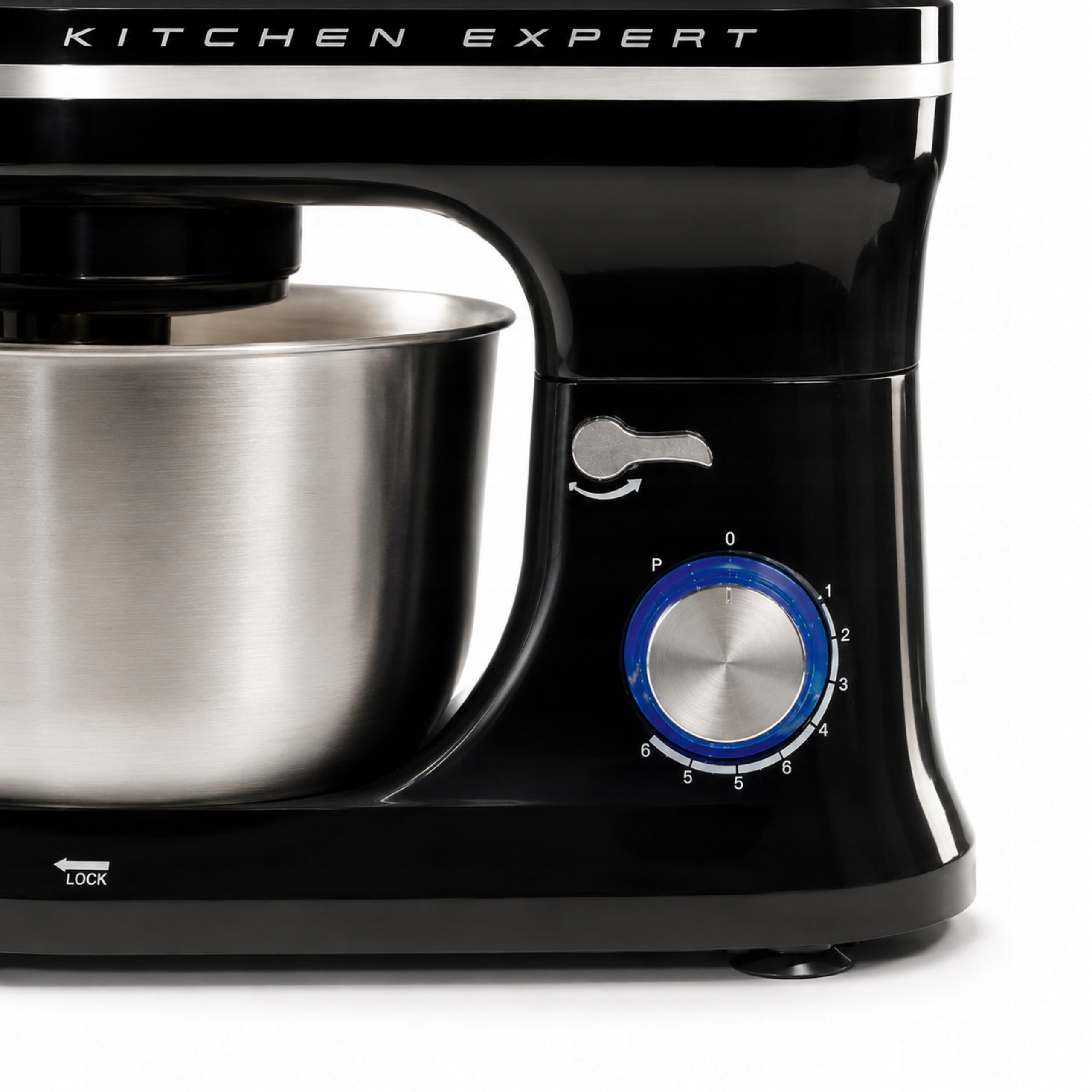Food processor 1000W, bowl 4,7 l, 8 speeds, 3 tips, black Manufacturer code TS1393